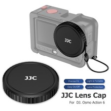 JJC Metal Lens Cap Cover Protect for DJI Osmo Action 6 Original Glass Lens Cover