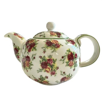 Royal Albert Old Country Roses Teapot Afternoon Tea Collection 2001 Signed