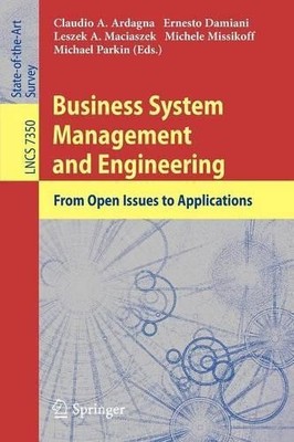 Business System Management and Engineering - 9783642324383
