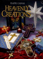 HB THE NEEDLECRAFT SHOP PLASTIC CANVAS HEAVENLY CREATIONS 43 DESIGNS