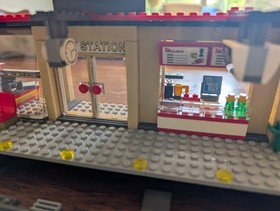 Lego Passenger Train (60051)  with Train Station (60050)