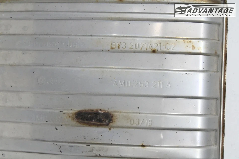 2017-2025 AUDI Q7 QUATTRO 4M 2.0L FRONT EXHAUST SYSTEM PIPE TUBE OEM - Image 4 of 4