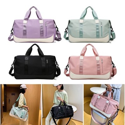 Sport Seesack Totes Reisehandtasche Wet Pocket Fluggepäck Rucksack
