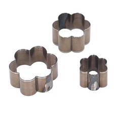 3PCS Leather Die Cutter, Alloy Steel Incisive 1.2in 1.6in 2in Leather Cutting...
