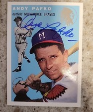 Andy Pafko Cards and Autograph Memorabilia Guide 43