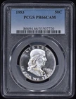 1953 Proof Franklin Half Dollar 50c PCGS PR66 CAM