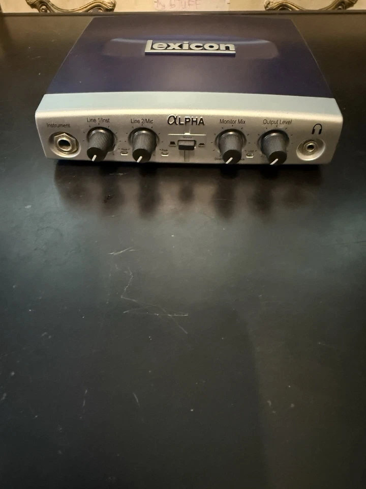 Lexicon Alpha LEXALPHAV Desktop Recording Studio Bundle /w Cables and Software - Image 2 of 4