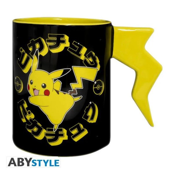 Pokemon - Mug 3D Handle - Pikachu Lightening Bolt | Deutsch (2025)-image