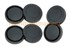 3 Pcs Lens Rear Caps Body Covers for Sony E-Mount a7II a7S II a7R a7 III IV