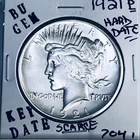 1921 P BU GEM PEACE SILVER DOLLAR UNC MS+++ U.S. MINT RARE KEY COIN 7041