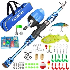 Kids Fishing Pole - Kids Fishing Starter Kit - with Tackle Box, Reel, Practic...