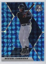 2021 Panini Mosaic Reactive Blue Mosaic Prizm Miguel Cabrera #117 0rd2