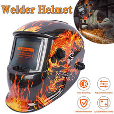 Large Viewing True Color Solar Powered Auto Darkening Welding Helmet Welder Mask