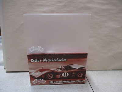 GMP McLaren MB8 Low Wing Lothar Motschenbacker 1/43
