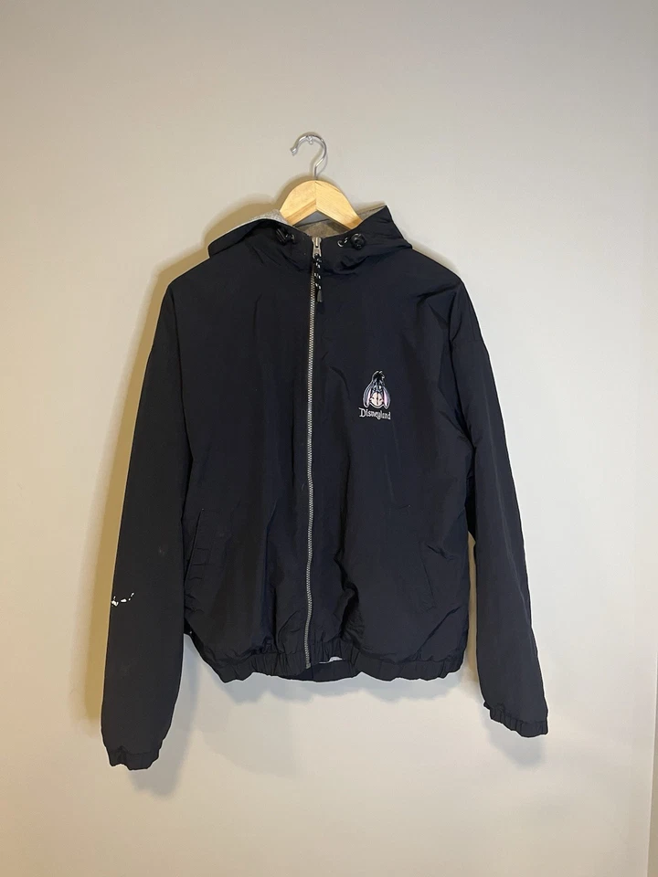 "Chaqueta reversible vintage años 90 Disneyland Eeyore - negra/gris - M""" Foto 2 de 4