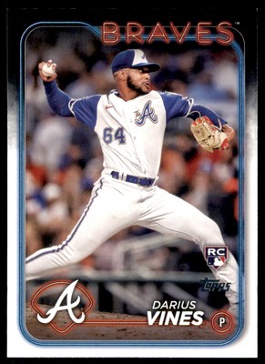 2024 Topps Darius Vines RC Atlanta Braves #493