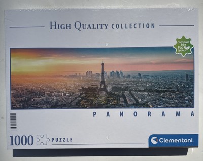 Clementoni High Quality Collection Paris Panorama 1000 Pieces, Made in Italy