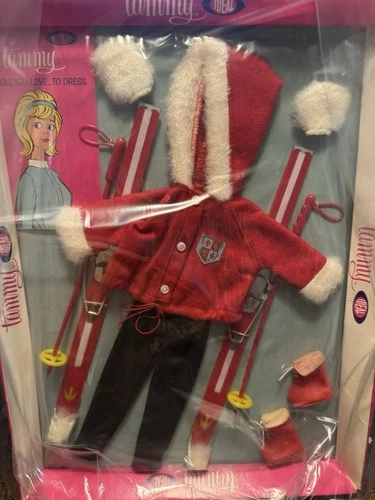 Vintage Ideal Tammy doll "Snow Bunny" Skiing Ensemble 1960s In Box
