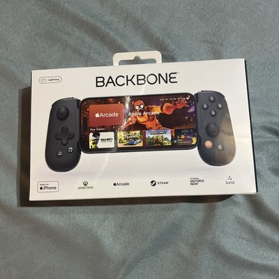 New Backbone One Mobile Gaming Controller for iPhone Black BB-02-B-R