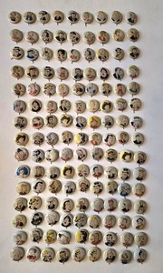 Vintage Lot (135) 1940s Kellogg's PEP Character Pins Pinbacks