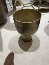 Planter Aluminium Gold 34x24x24cm