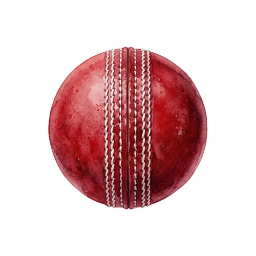 Cricket Ball Self Adhesive Sticker