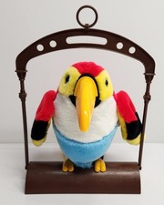 Playmaker Toys Talking Parrot Electronic Repeating Recorded Sounds Tested Works
