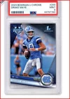 2023 Bowman University Chrome - Drake Maye #200 (RC) Univ of NC Patriots PSA 9