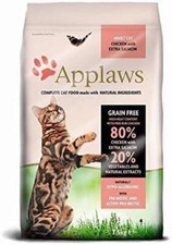Applaws - Complete Dry Adult Cat Food - Grain Free Chicken with Salmon - 7.5 kg 6.00 per kilo