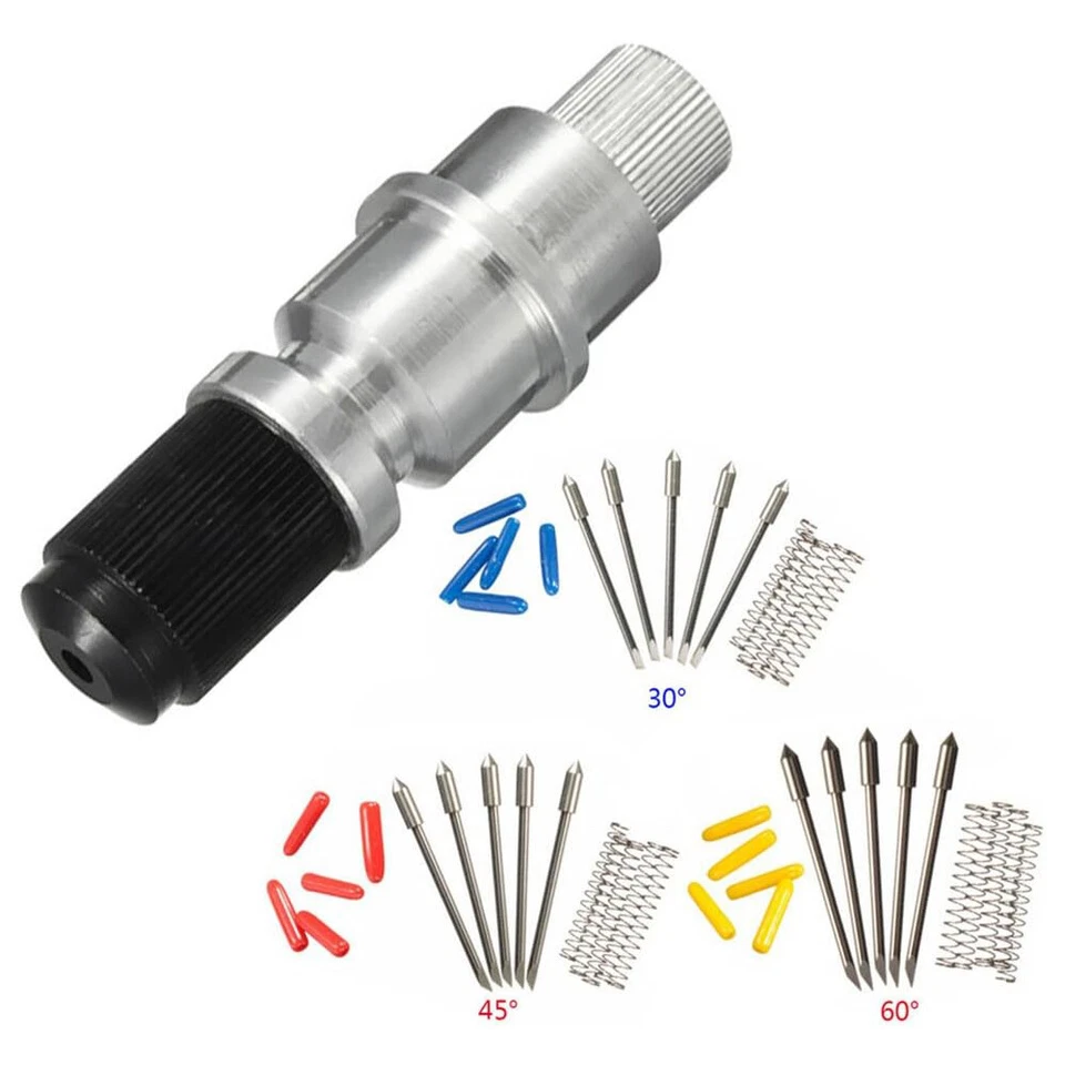 CB09 Klingenhalter Plottermesser für Graphtec Schneideplotter 5x30°+5x45°+5x60° - Bild 4 von 4