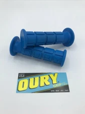 Oury Quad ATV Blue Velocity 7/8" Handlebar Grips Thumb Throttle BMX MB OR-7012