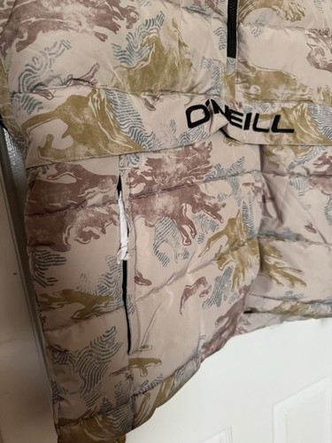 O’NEILL Men’s Large O’RIGINALS Insulated Anorak Puffer Jacket Light Camo NEW - Picture 6 of 21