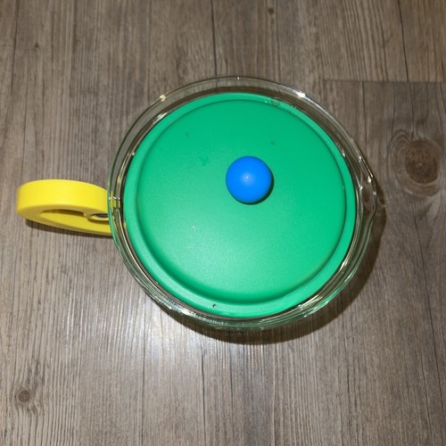 BODUM Chambord Glass Tea Infuser - Limited Edition TEAPOT - Green Yellow Retro - Picture 2 of 7