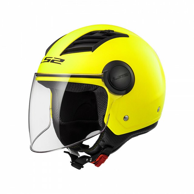 CASCO LS2 JET AIRFLOW SOLID VISIERA LUNGA OF562 NERO OPACO SCOOTER TUTTE TAGLIE