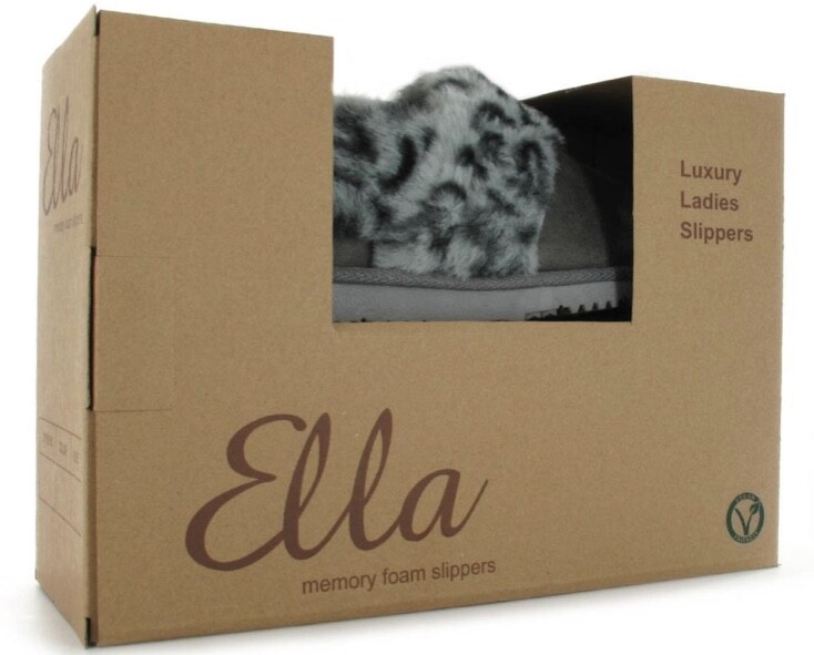 SAOLA ELLA ROSIE PANTOFOLA INTERA DONNA CALDA SUOLA GOMMA DURA MEMORY FOAM DONNA