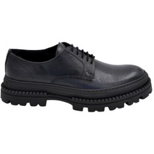 Luisantiago brand lusso italiano derby pellame raro saffiano blu.