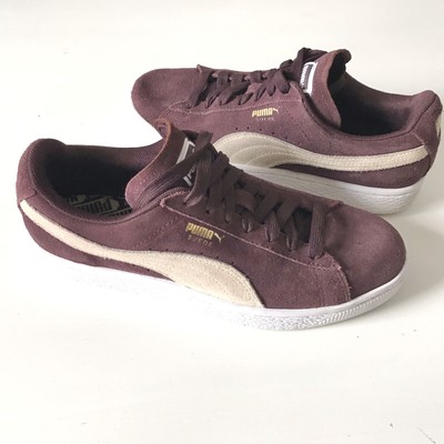 puma suede maroon
