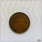 1927 Australia Penny — photo from another recent sale