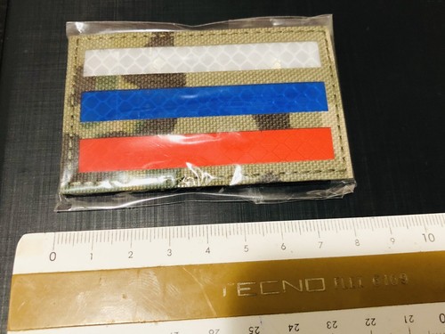 x2 RUSSIAN FLAGS MILITARY PATCHES REFLEX RUSSIA Z PATCH SOFTAIR TOPPA ESERCITO - Picture 2 of 3