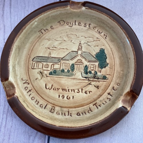 Vintage Pennsbury Pottery Doylestown, Pa. Warminster Ashtray Bucks