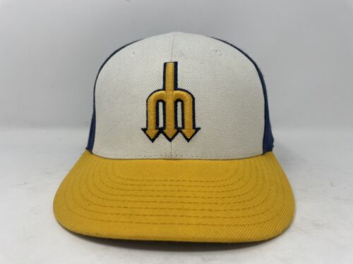 Seattle Mariners American Aguja Cooperstown Sombrero Ajustado Talla 7 1/4 - Imagen 2 de 6