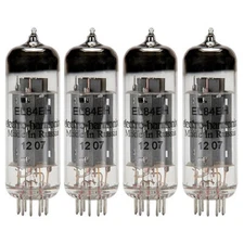 Brand New Current Matched Quad (4) Electro-Harmonix EL84 6BQ5 Vacuum Tubes