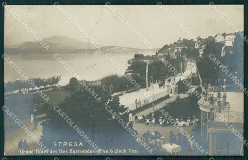 Verbania Stresa Foto cartolina QZ2039