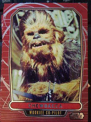 Star Wars 2012 Galactic Files 1 #101 Chewbacca Wookiee Co-Pilot NrMint-MINT