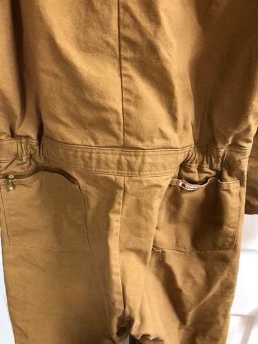 Walls Coveralls Men Large Short 42-44 Blizzard Pruf Canvas Insulated USA - Picture 16 of 18