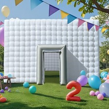 Giant 30 FT Inflatable Outdoor Party Tent with air blower for events - White