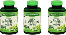 Nature's Truth Ultra Soya Lecithin 1200mg Soft Gels 120ct 3 Pack 