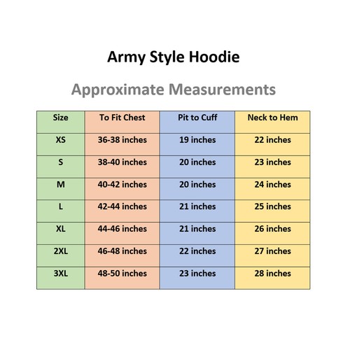 Hoodie Army Combat Military Style US Tiger Camo Hunting Fishing Work Hooded Top - Picture 2 of 6