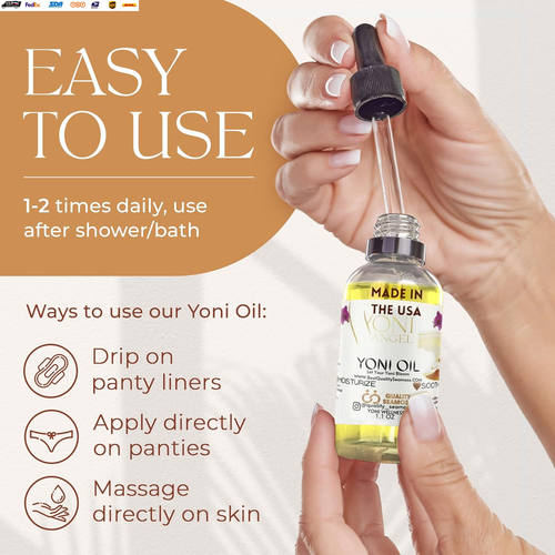 USA Made Yoni Oil, Restores Ph Balance, Relieves Drynesss Mint Fresh Feminine Ca - Picture 7 of 8
