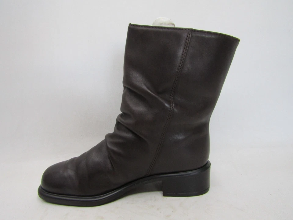 Martino размер 7,5 N коричневый кожаный высоты лодыжки сутулиться моды ботильоны - Изображение 2 из 4